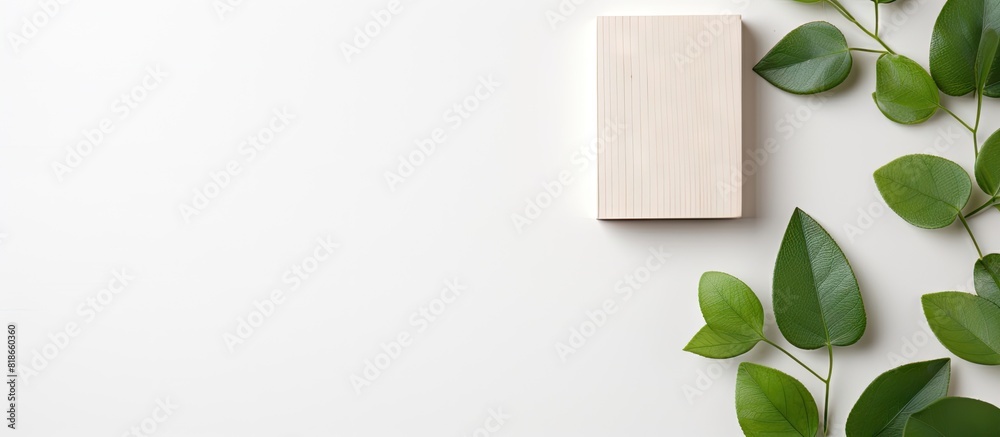 Leinwandbilder from a top down perspective there is a set of wooden building blocks on a white background alongside