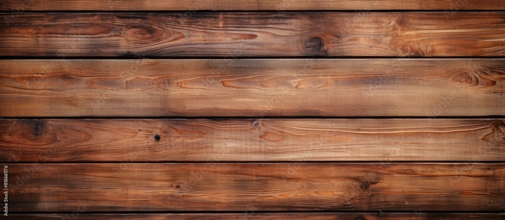 Leinwandbilder A patterned background showcasing the natural texture of wood planks perfect for design or presentation purposes. with copy space image. Place for adding text or design