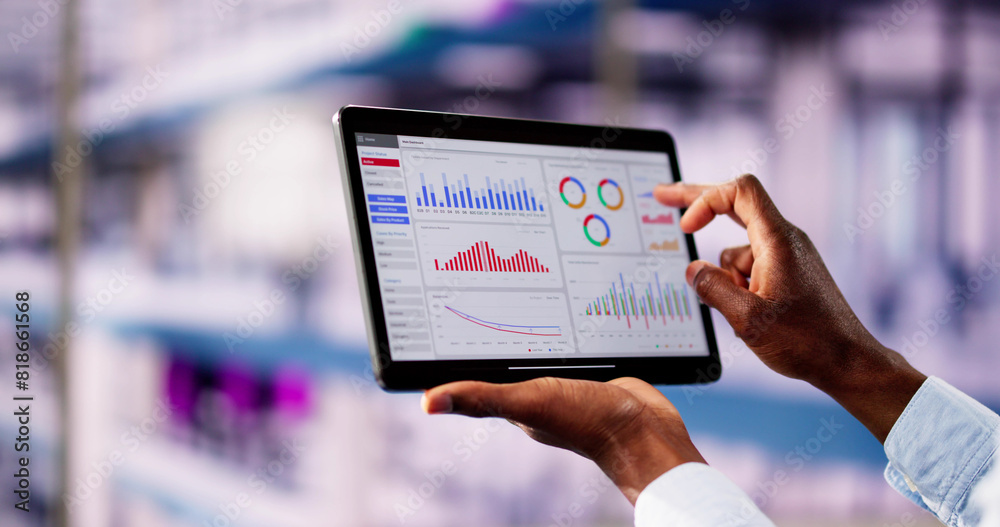 Aufkleber finance analytics data chart