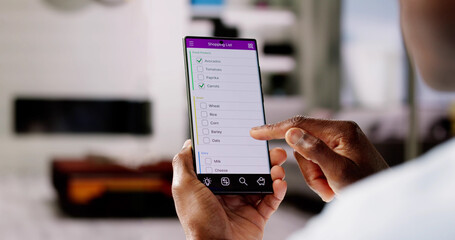 Grocery Shopping List Mobile App