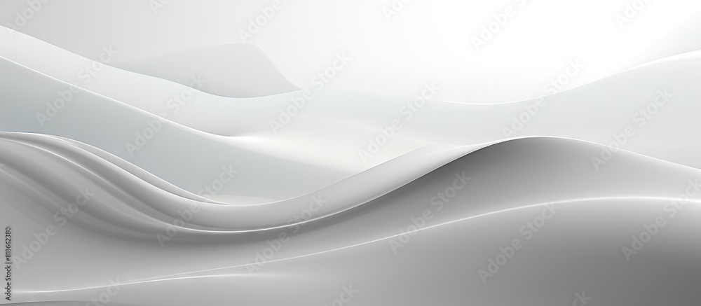 Aufkleber Abstract gradient background in shades of white and gray featuring an empty screen and copy space for adding text