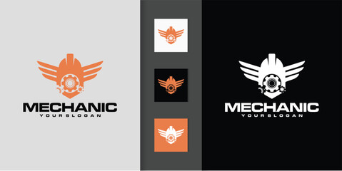 collection of auto service logo templates, Perfect logo for businesses related to the automotive industry