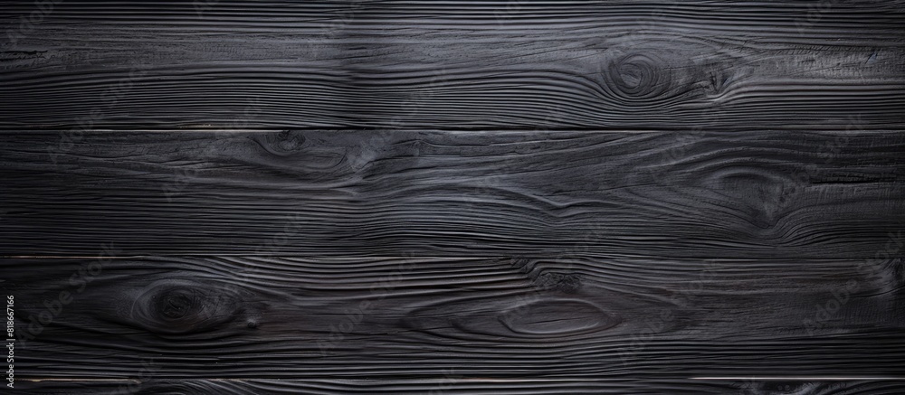 Poster A black wooden texture with fantastic copy space brings a captivating element to design or text enhancing its visual appeal
