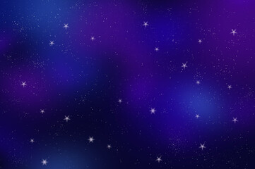 星空の背景イラスト