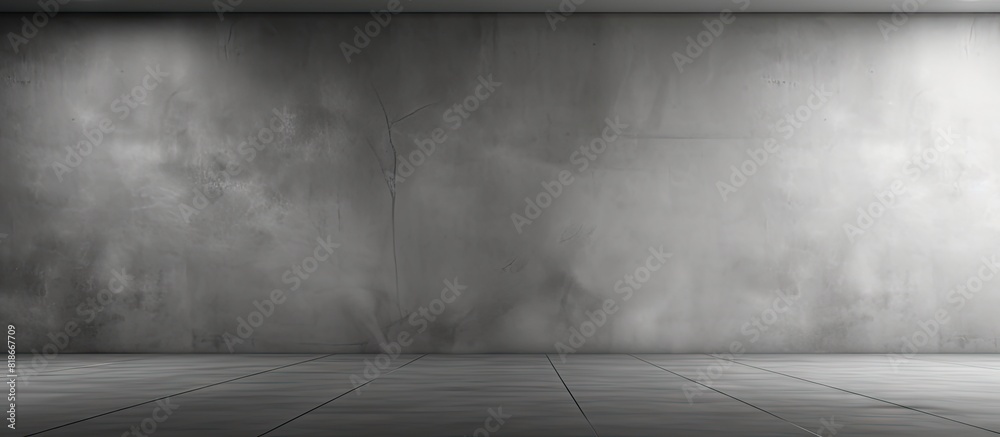 Poster A monochrome gray background with copy space image