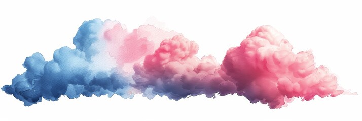 Whimsical Cloudscape for Dreamy Backgrounds Generative AI