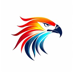 Fototapeta premium Abstract logo eagle wings