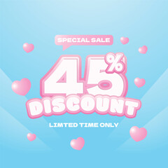 Discount Sale Fun Vector Design Collections