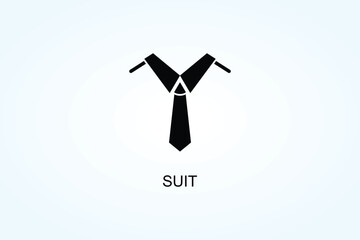Suit Vector  Or Logo Sign Symbol Illustration