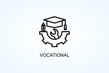 Vocational Vector  Or Logo Sign Symbol Illustration