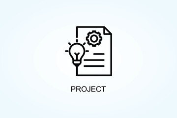 Project Vector  Or Logo Sign Symbol Illustration