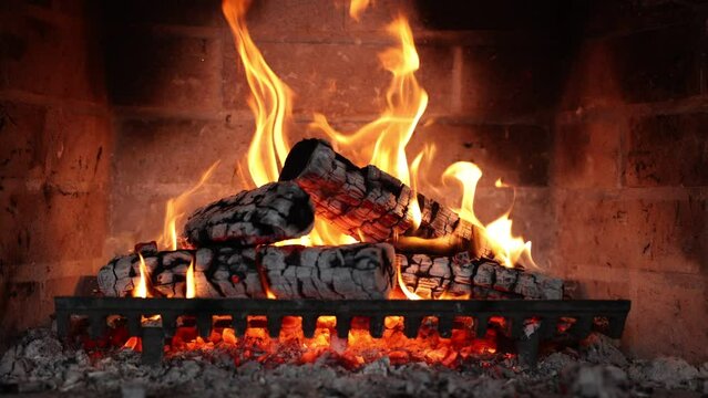 Fireplace 4k. Asmr sleep. Fireplace 4k. Asmr sleep. Fire place at home for relaxing evening