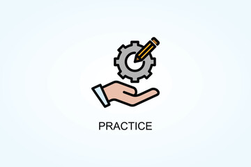 Practice Vector  Or Logo Sign Symbol Illustration