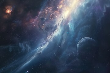 Fototapeta premium planet in space