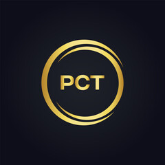 PCT logo. P C T design. White PCT letter. PCT, P C T letter logo design. P C T letter logo design in FIVE, FOUR, THREE, style. letter logo set in one artboard. P C T letter logo vector design.