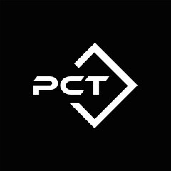 PCT logo. P C T design. White PCT letter. PCT, P C T letter logo design. P C T letter logo design in FIVE, FOUR, THREE, style. letter logo set in one artboard. P C T letter logo vector design.