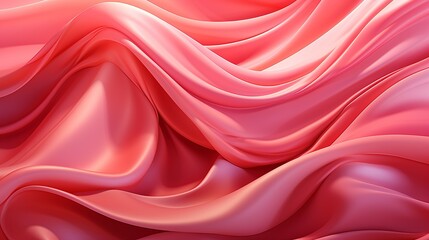 Background Illustration, Satin cloth with smooth, flowing folds Illustration image,