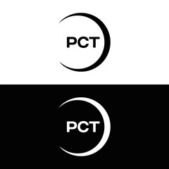 PCT logo. P C T design. White PCT letter. PCT, P C T letter logo design. P C T letter logo design in FIVE, FOUR, THREE, style. letter logo set in one artboard. P C T letter logo vector design.