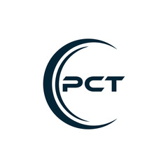 PCT logo. P C T design. White PCT letter. PCT, P C T letter logo design. P C T letter logo design in FIVE, FOUR, THREE, style. letter logo set in one artboard. P C T letter logo vector design.