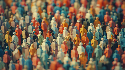 Obraz premium Diverse Group of People Standing Together