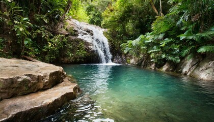 A remote island with a solitary palm tree and pristine beaches.
