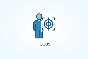 Focus vector  or logo sign symbol illustration