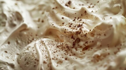 Delicious Ice Cream Close-Up for Food Posters Generative AI