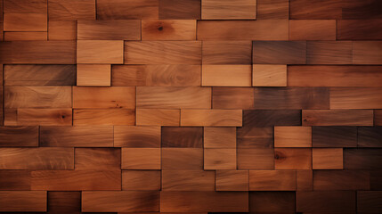 Background of wooden tiles with natural textures and patterns.