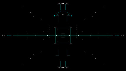 Satellite GPS motion aerial analysis element. User Interface. Aerospace in the United States Air Force. Aircraft Planes detected by satellite camera. Ui and Ai interface, modern military technology