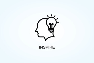 Inspire Vector  Or Logo Sign Symbol Illustration