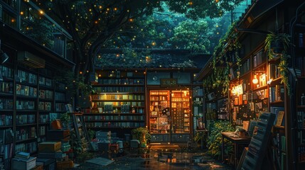 Anime, manga style. Colorful study lo-fi desk. Cozy chill vibe. Hip-hop atmoshperic lighs.