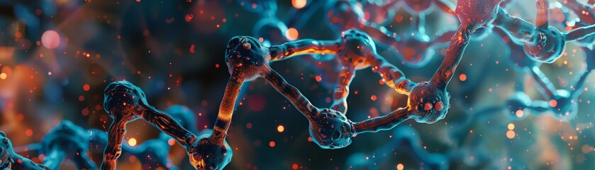 A journey through the mesmerizing world of atoms and molecules, where colors dance and shapes intertwine, revealing the hidden beauty of the microscopic realm.