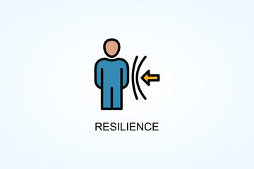 Resilience Vector  Or Logo Sign Symbol Illustration