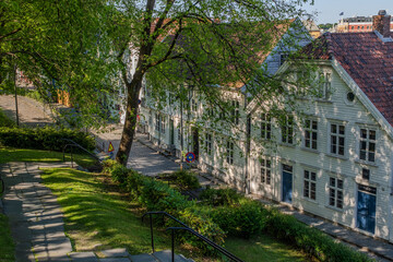 Obraz premium Stavanger on a sunny day.