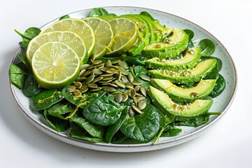 Obraz premium Lightly Dressed and Creamy Avocado Salad