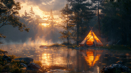 HUTY: Camping, HD Wallpaper