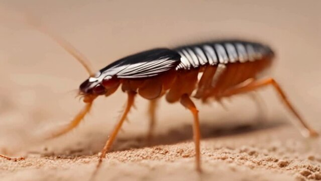 The spiny legs of a flea are exquisitely designed to facilitate its remarkable ability to leap over great distances