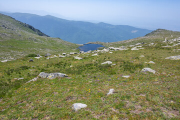 Landscape of Rila Mountain near Kalin peak, Bulgaria