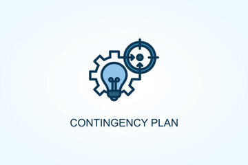 Contingency Plan vector  or logo sign symbol illustration