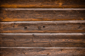 Old natural wooden wall background