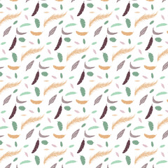 Leaves pattern seamless pattern