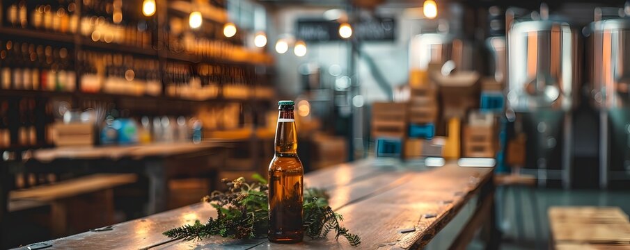 Craft Brewery Celebrates First Export Deal Tasting Success in Cozy Industrial Bar