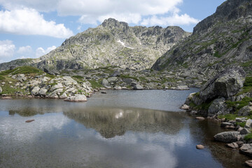 Landscape of Rila Mountain near Kalin peak, Bulgaria