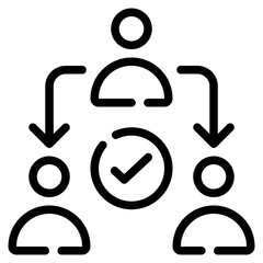 Delegation icon