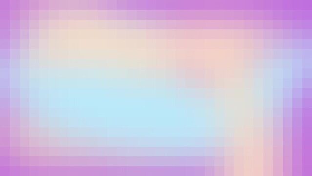 Animated mosaic gradient , seamless loop background