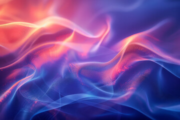 Obraz premium Abstract Colorful Fabric Waves with Soft Glow and Fluid Motion in Vibrant Purple and Pink Hues