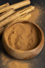 Cinnamon sticks for making cinnamon powder as spices