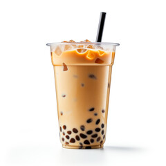 Bubble tea isolated on white background