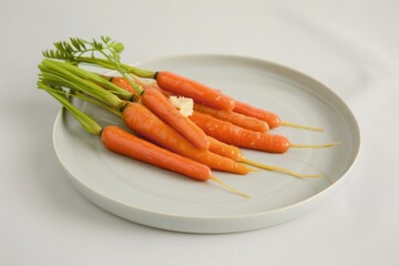 Delightful Baby Carrots in Sweet Ginger Butter Sauce