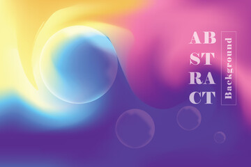 Trendy gradient background with vibrant colors design